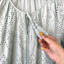 Eyelet Shift Dress-5