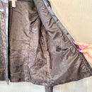 Leopard Faux Leather Trim Jacket-5