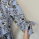 Striped Floral Dress-5