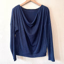 Ribbed Draped Back Top-7