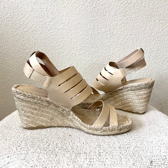 Strappy Wedge Sandals