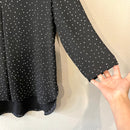 Polka Dot V-Neck Blouse-6