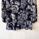 Paisley Tie Front Top-7