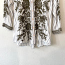 Johnny Was Floral Embroidered Button Down-7