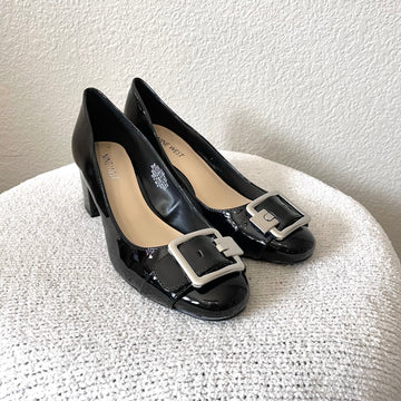 Patent Buckle Pumps
