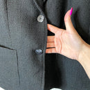 Textured Knit Blazer Jacket-6