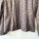 Leopard Faux Leather Trim Jacket-11