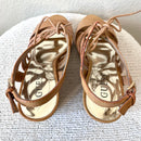 Strappy Cork Wedge Heels-9