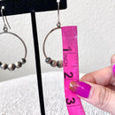 Navajo Pearl Hoop Earrings-3