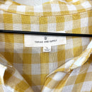 Plaid Button Down Top-4
