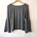 Flare Sleeve Sweater-7