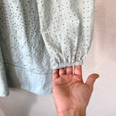 Eyelet Shift Dress-7