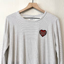 Striped Chain Heart Top-3
