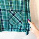 Plaid Popover Blouse-6