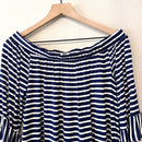 Striped Off Shoulder Top-3