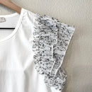 Cap Ruffle Sleeve Top-5