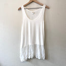 Sleeveless Poly Hem Tunic-2
