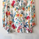 Floral Peasant Top-12