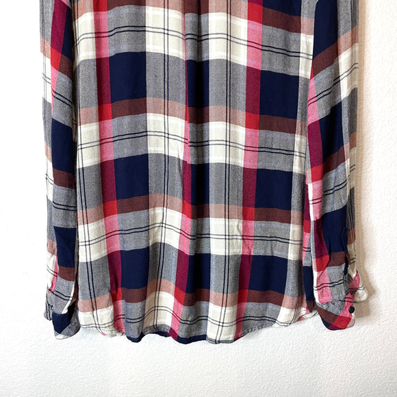 Plaid Flannel Button Down