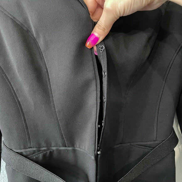 Peplum Belted Blazer