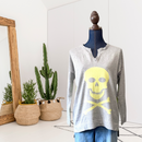 Skull Striped Sweater-1