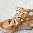 Strappy Cork Wedge Heels-8