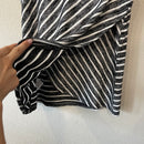 Striped Crossover Back Top-9