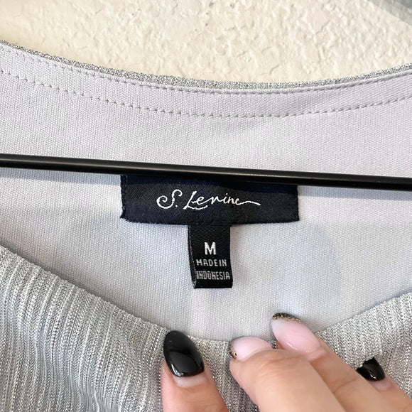 Rhinestone Silver Top