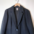 Textured Knit Blazer Jacket-3