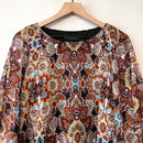 Floral Banded Waist Blouse-8