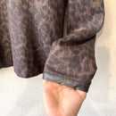 Leopard Faux Leather Trim Jacket-10