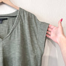 Batwing V-Neck Tee-5