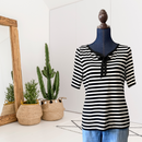 Striped Bow Tee-1