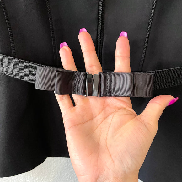 Peplum Belted Blazer