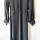 Sheer Button Down Midi Dress-10
