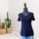 Pima V-Neck Tee-1