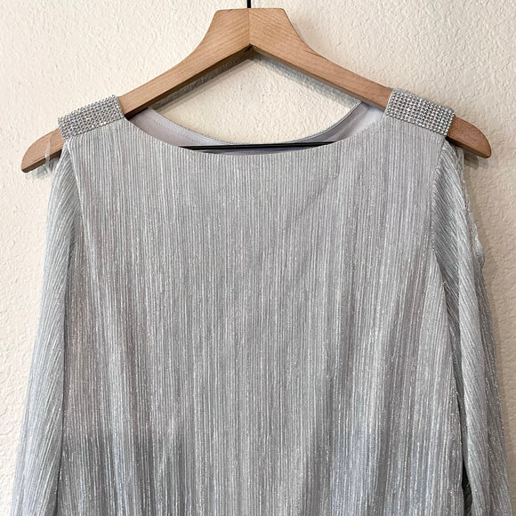 Rhinestone Silver Top