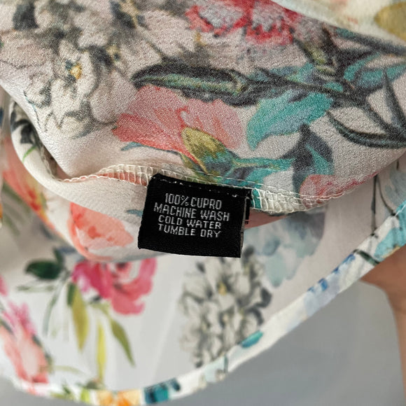 Floral Peasant Top