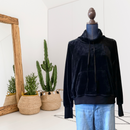 Fuzzy Hooded Sweatshirt-1