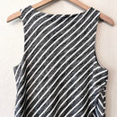 Striped Crossover Back Top-7