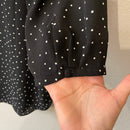 Polka Dot V-Neck Blouse-10