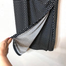 Polka Dot Faux Wrap Dress-8