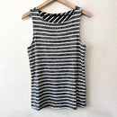 Striped Crossover Back Top-2