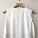 Pleated V-Neck Top-7