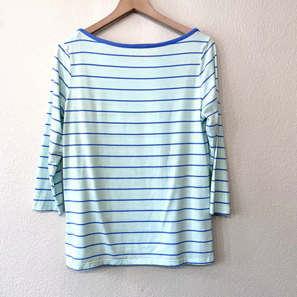 Striped Wide Neck Tee
