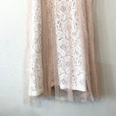 Lace Tulle Overlay Dress-9