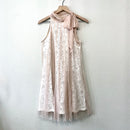 Lace Tulle Overlay Dress-2