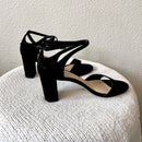 Suede Ankle Wrap Heels-7