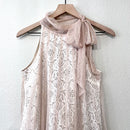 Lace Tulle Overlay Dress-3