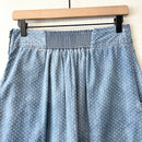 Polka Dot Chambray Skirt-9